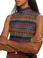 Madison Zigzag Sleeveless Sweater