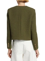 Paige Cropped Bouclé Jacket