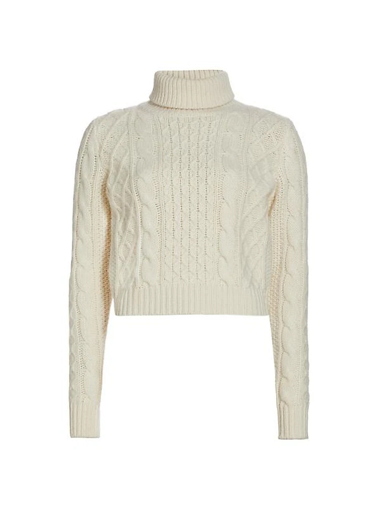 Andrina Cable-Knit Turtleneck