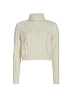 Andrina Cable-Knit Turtleneck