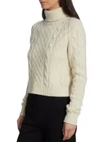 Andrina Cable-Knit Turtleneck