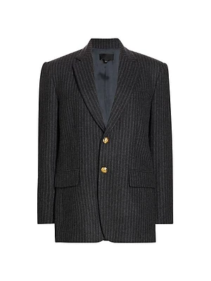 Boyfriend Pinstripe Jacket