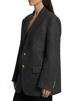 Boyfriend Pinstripe Jacket