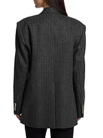 Boyfriend Pinstripe Jacket