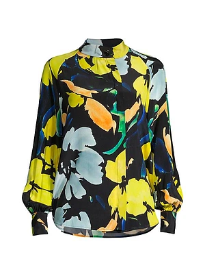 Hereafter Floral Silk Blouse