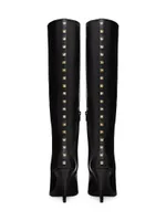 Rockstud Calfskin Boots