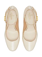 Tan-Go Platform Pumps Patent Leather