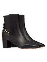 Rockstud Nappa Ankle Boots