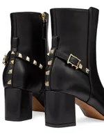 Rockstud Nappa Ankle Boots