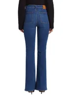 Brandi Patch Pocket Flare Jeans