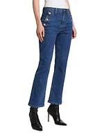 Goldie High-Rise Crop Flare Jeans