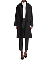 Double-Layered Wool Coat