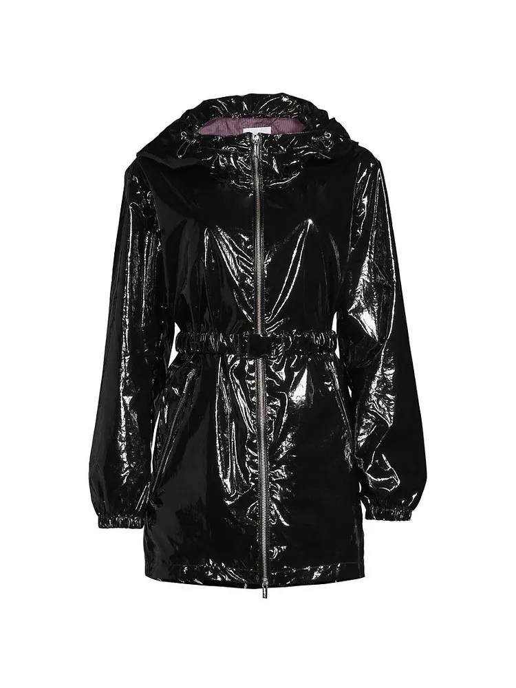 Belted Rain Slicker Coat