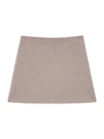 Wool-Cashmere Miniskirt