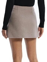 Wool-Cashmere Miniskirt