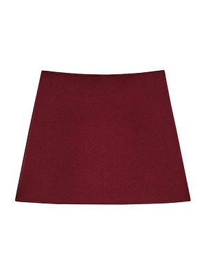Wool-Cashmere Miniskirt