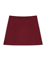 Wool-Cashmere Miniskirt