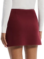 Wool-Cashmere Miniskirt