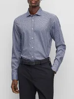 Regular-Fit Shirt Printed Fabric