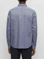 Regular-Fit Shirt Printed Fabric