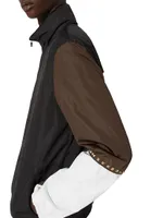 Rockstud Untitled Studded Nylon Windbreaker Jacket