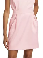 Mainline Duchess Satin Miniskirt