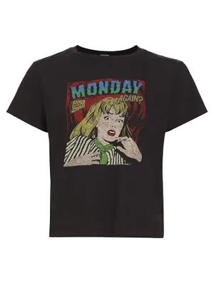 Monday Again Cotton T-Shirt
