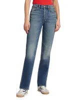 90s Distressed High-Rise Loose-Fit Jeans