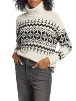 Patrisse Wool-Blend Fair-Isle Sweater