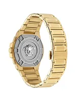 45MM Greca Extreme Chrono Yellow Gold Watch