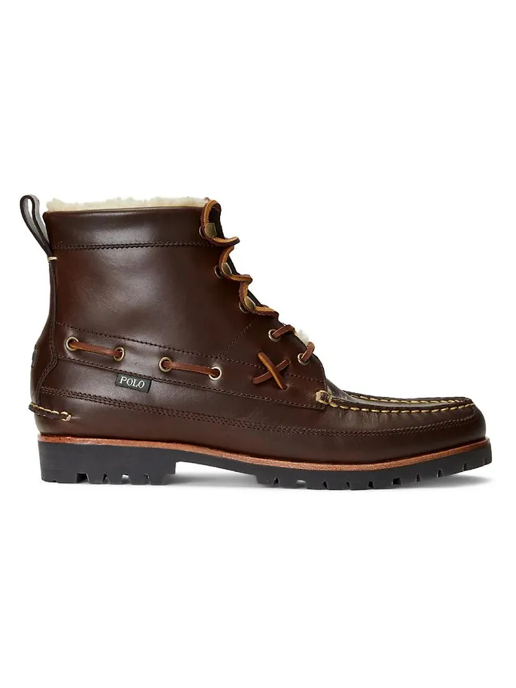 Ranger Leather Lace-Up Boots