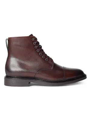 Asher Leather Lace-Up Boots