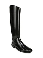 Cesar Faux Leather Knee-High Boots