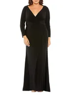 Surplice Jersey Gown