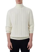 Wool-Blend Turtleneck Sweater