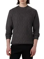 Cable Crewneck Sweater