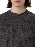 Cable Crewneck Sweater