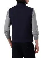 Knit Zipper Pocket Vest