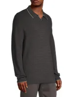 Long Point Long-Sleeve Polo Shirt