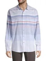 Coastline Striped Corduroy Shirt