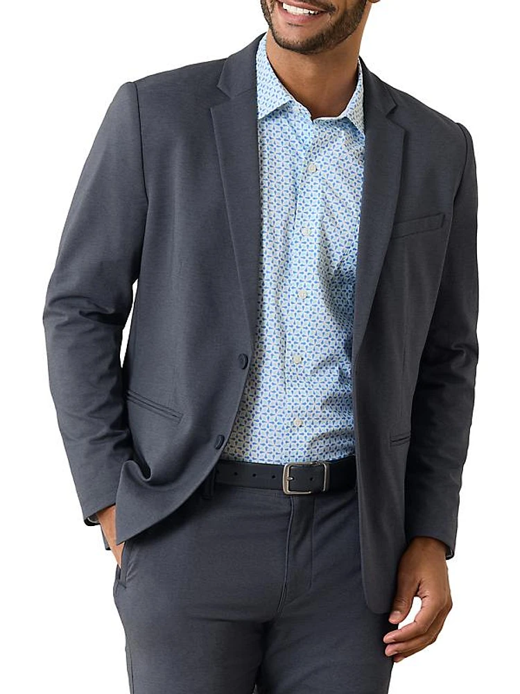 On Par Two-Button Blazer