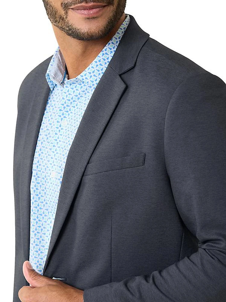 On Par Two-Button Blazer