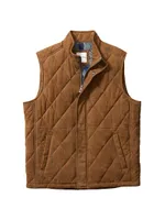 Manchester Quilted Suede Vest