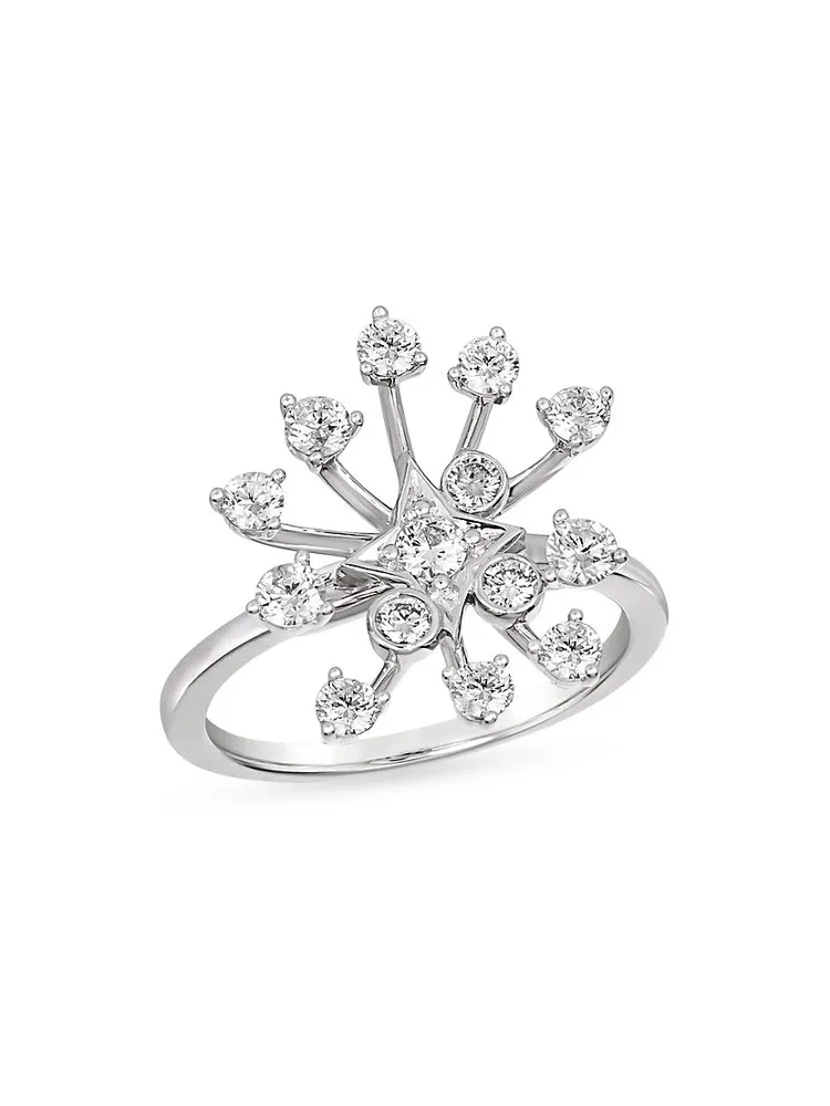 Luminus 18K White Gold & 0.90 TCW Diamond Ring