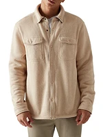 Long-Sleeve Fleece Shacket