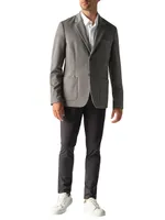 Bond Single-Breasted Knit Blazer