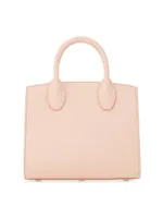 Mini St. Box Leather Top-Handle Bag