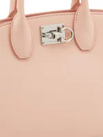 Mini St. Box Leather Top-Handle Bag