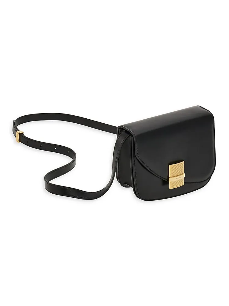 Fiamma Leather Flap Shoulder Bag