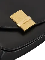 Fiamma Leather Flap Shoulder Bag
